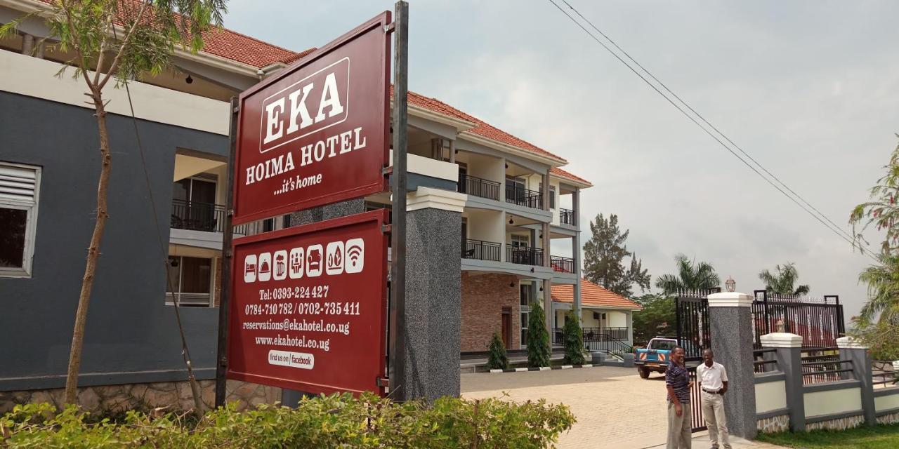 Eka Hoima Hotel Bagian luar foto